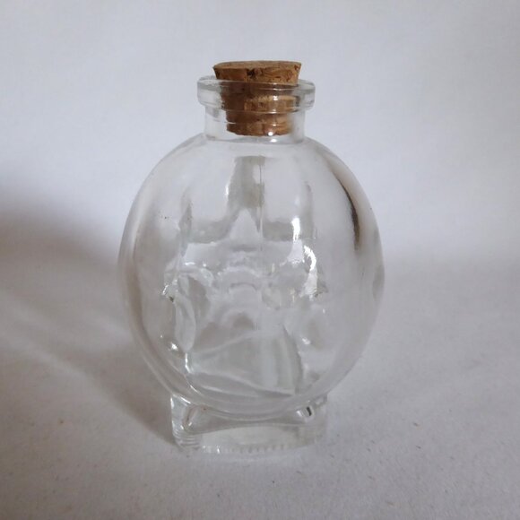 NEW 7” & 3.5” FROSTED & CLEAR GLASS SKULL JAR LOT OF 2 HALLOWEEN GOTHIC - Picture 4 of 13